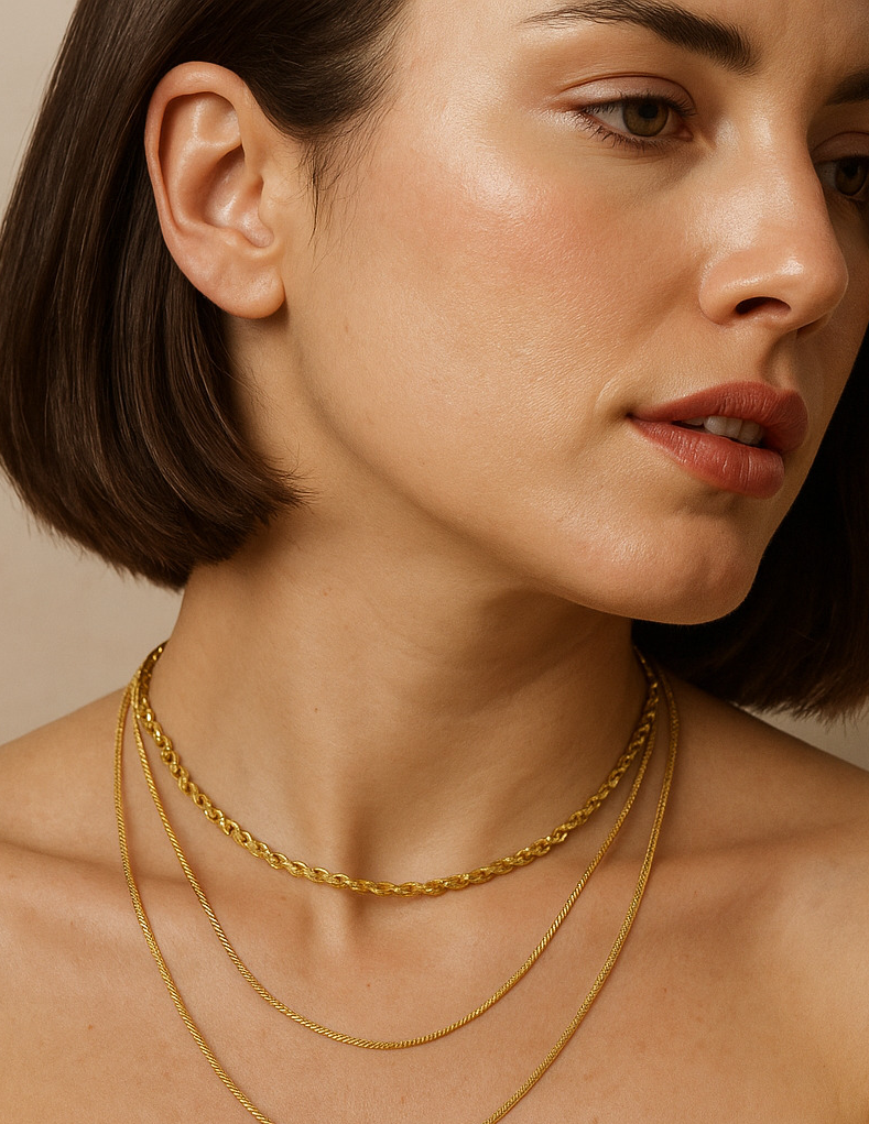 layered necklaces kaleya studio