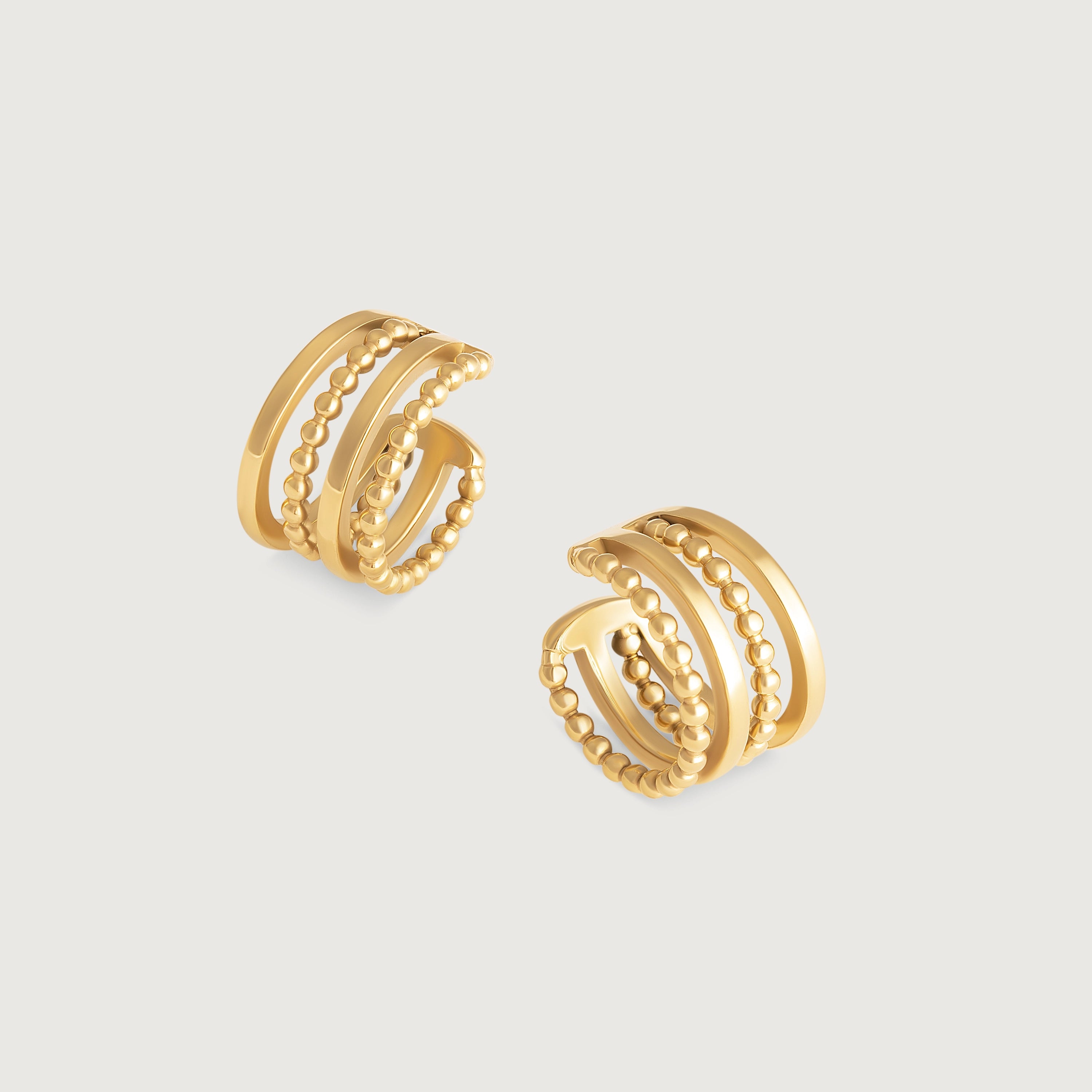Astra Cuffs by Kaleya Studio, minimalist gold ear cuff