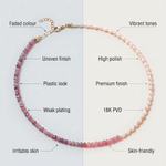 graphic showing the benefits of kaleya studio jewellery over other brands