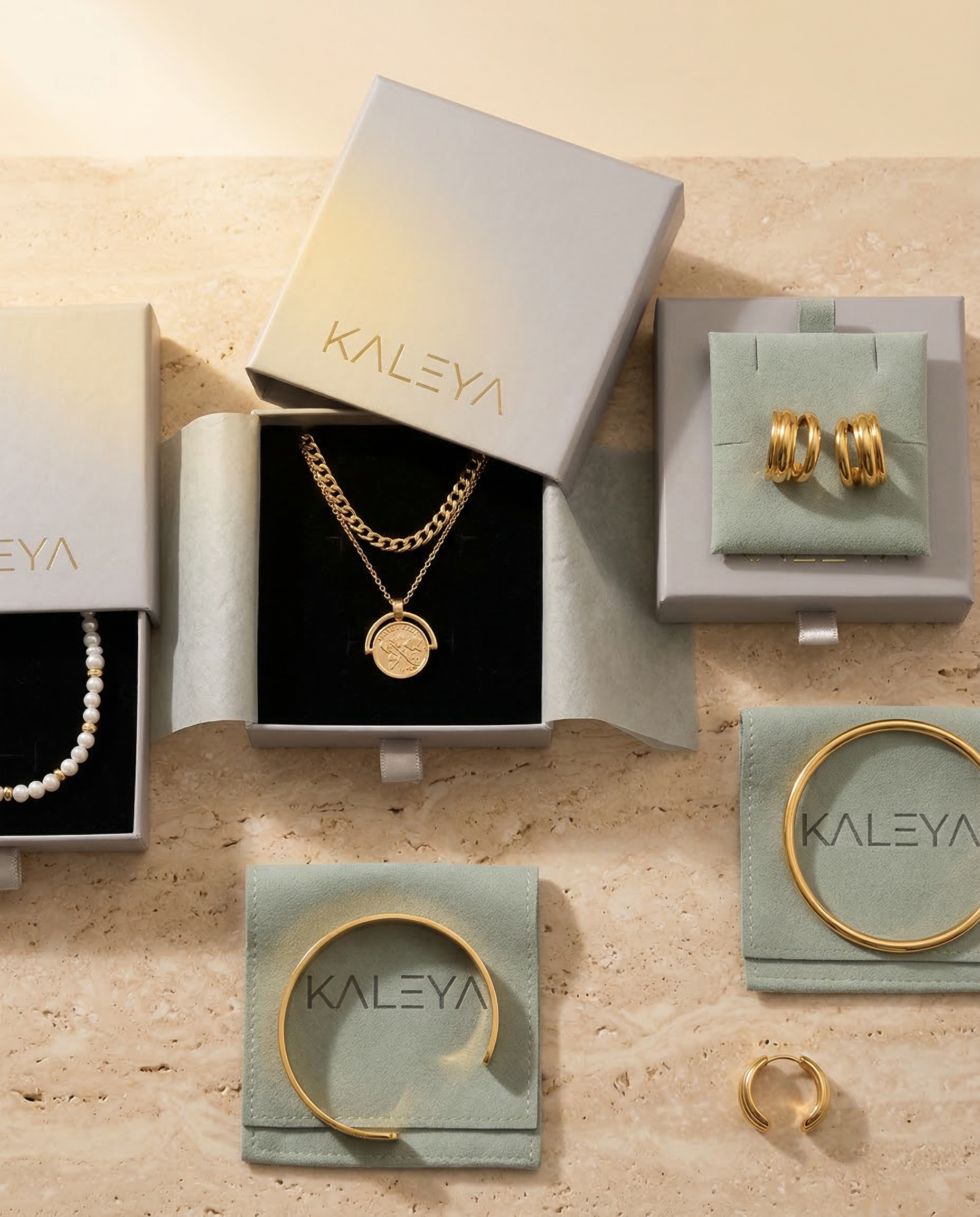 kaleya studio jewellery packaging