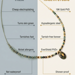 comparison of kaleya studio necklace vs cheaper brands